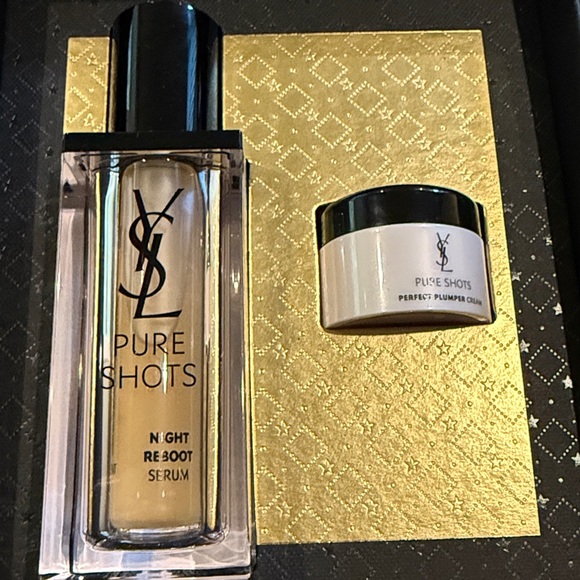 NIB Yves Saint Laurent Pure Shots Overnight Routine 2-Piece Skincare Set limited
